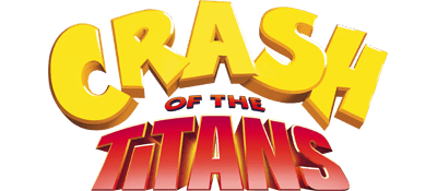 Crash of the Titans title screen for Wii